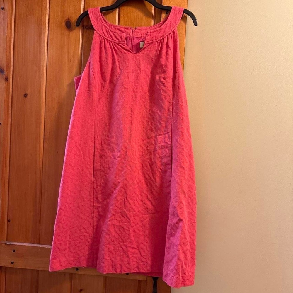 Ann‎ Taylor Loft Pink mini dress with pockets size 12